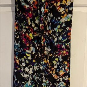 Xhilaration Black and Yellow Maxi Dress